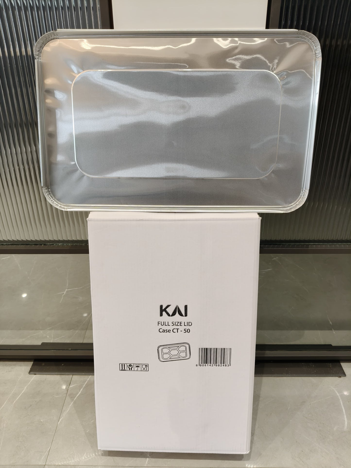 ALUMINIUM DISPOSABLE PAN LID - FULL SIZE