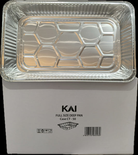 ALUMINIUM DISPOSABLE PANS - FULL SIZE