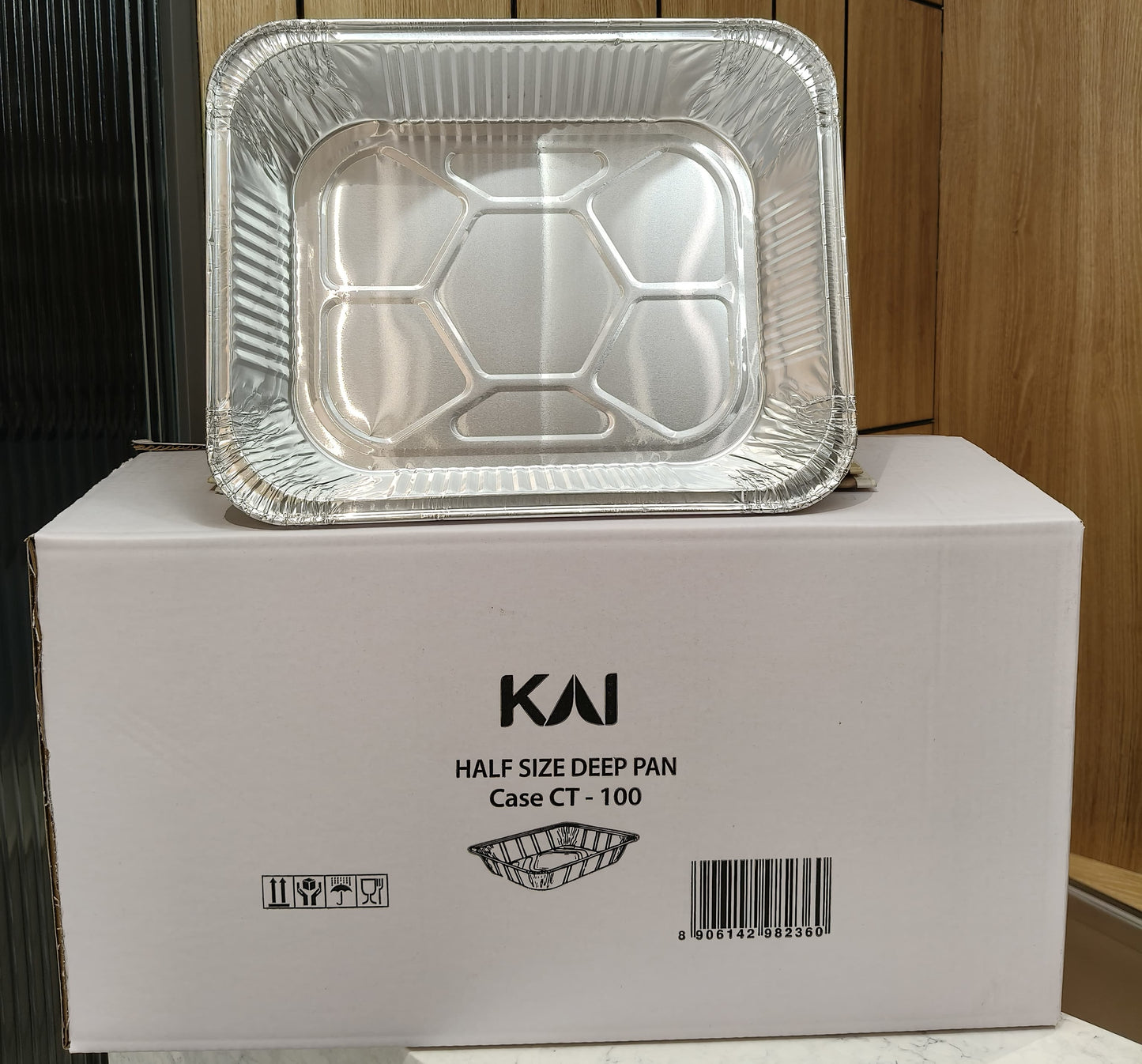 ALUMINIUM DISPOSABLE PANS - HALF SIZE